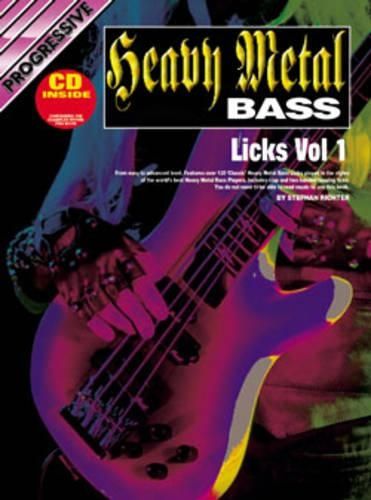 Progressive Heavy Metal Bass Licks 1 Bk & CD
