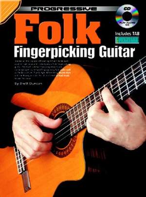 Progressive Folk Fingerpicking Guitar Book & CD