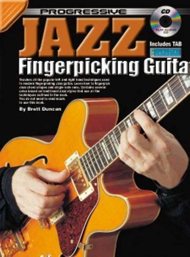 Progressive Jazz Fingerpicking Guitar Book & CD