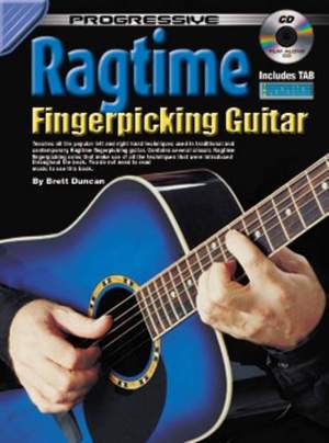 Progressive Ragtime Fingerpicking Guitar Book & CD