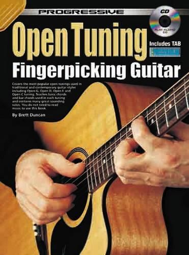 Progressive Open Tuning Fingerpicking Guitar Bk&CD