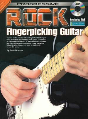 Progressive Rock Fingerpicking Guitar Bk & CD