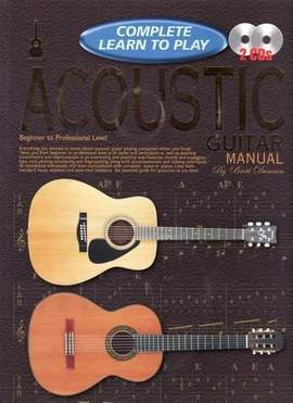 Complete Learn To Play Acoustic Guitar Manual +CDs