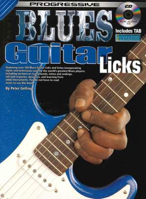 Progressive Blues Guitar Licks Book & CD