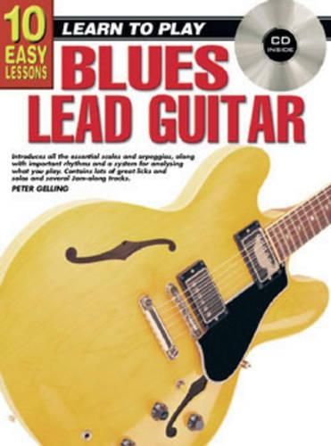 10 Easy Lessons Blues Lead Guitar Bk & CD