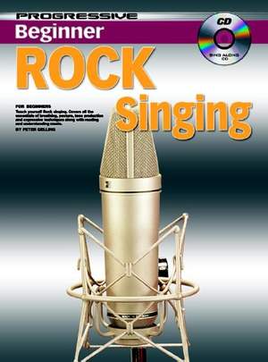 Progressive Beginner Rock Singing Gelling Bk & CD