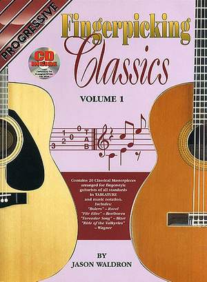 Progressive Fingerpicking Classics 1 Bk& CD Guitar
