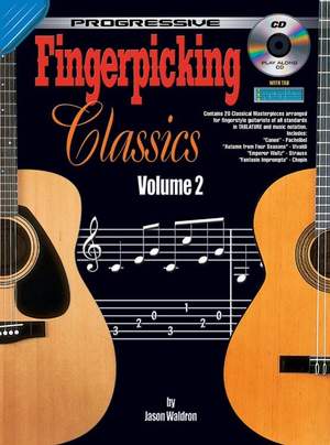 Progressive Fingerpicking Classics 2 Bk& CD Guitar