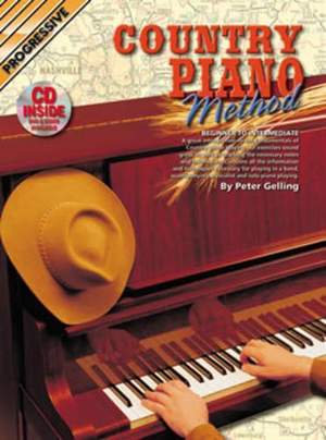 Progressive Country Piano Method Bk & CD