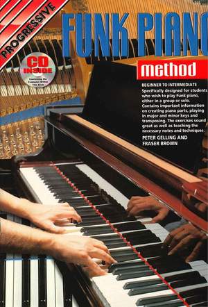 Progressive Funk Piano Method Bk & CD
