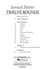 Samuel Barber: Twelve Rounds Product Image