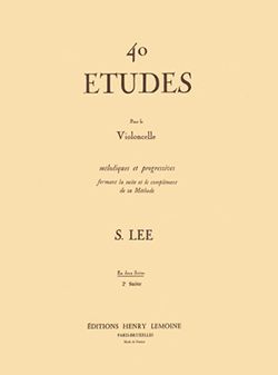 Lee, Sebastian: 40 Etudes Melodiques Vol.2 (cello & pno)