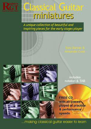 Classical Guitar Miniatures Tab+CD