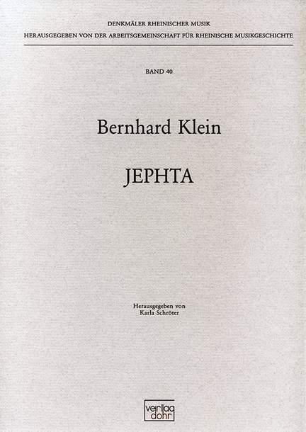 Klein, B: Jephta