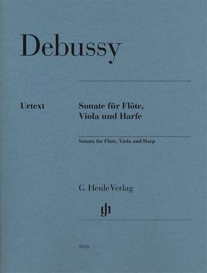 Debussy, C: Sonata for Flute, Viola and Harp