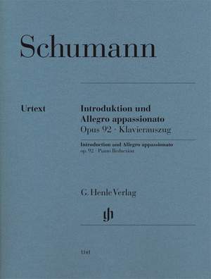 Schumann, R: Introduktion und Allegro appassionato op. 92