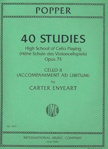 Popper, D: 40 Studies op. 73