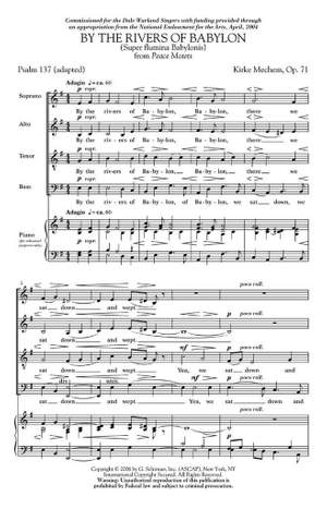 Kirke Mechem: By the Rivers of Babylon (from Peace Motets)