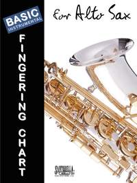 Basic Instrumental Fingering Chart Alto Saxophone