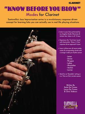 Know Before You Blow Modes for Clarinet + Cd