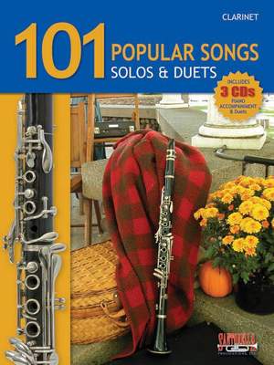 101 Popular Songs Solos & Duets Clarinet Bk & Cds