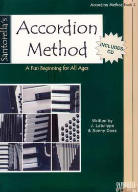 Santorella's Accordion Method Bk 2 + Cd