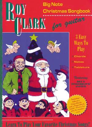 Roy Clark Big Note Christmas Book For Guitar