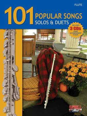 101 Popular Songs Solos & Duets Flute Bk Cds