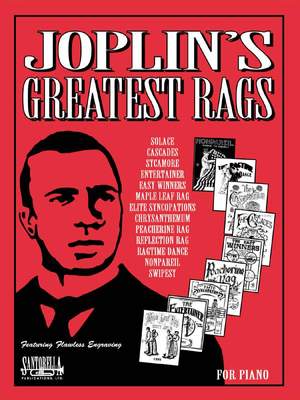 Joplin Greatest Rags Piano Bk & Cd