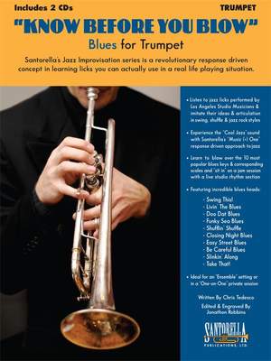 Know Before You Blow Blues for Trumpet + Cd