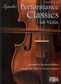 Popular Performance Classics For Violin Book & Cd
