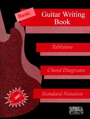Basic Guitar Writing Book with perforations