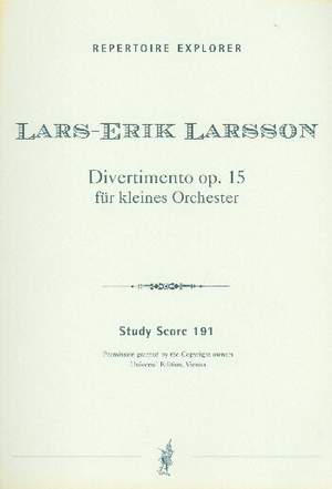 Larsson: Divertimento for small orchestra op.15