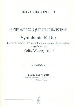 Schubert: Symphony in E (completion & orchestration)