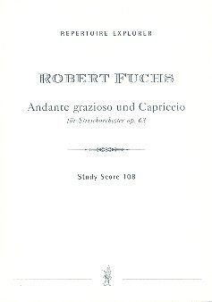 Fuchs: Andante grazioso and Capriccio for strings op.63