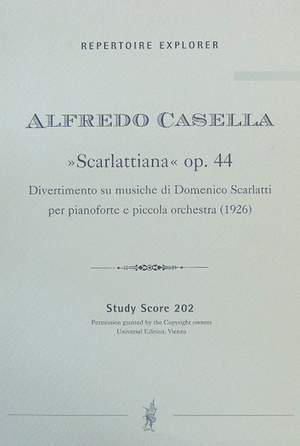 Casella: Scarlattiana for piano and orchestra