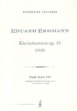 Erdmann: Piano Concerto op.15