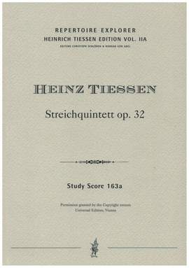 Tiessen: String Quintet op.32
