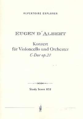 d'Albert: Concerto for Cello and Orchestra op. 20