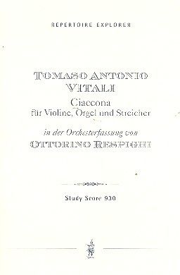 Vitali: Ciaconna for violin, organ and strings