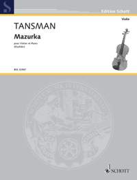 Tansman, A: Mazurka