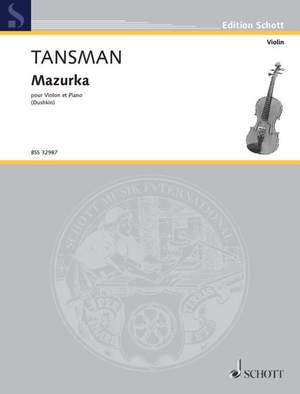 Tansman, A: Mazurka