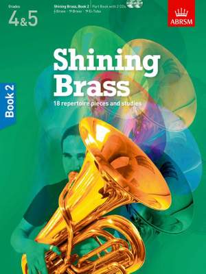 ABRSM Shining Brass Book 2 - Part Book/2CDs (Grades 4-5)