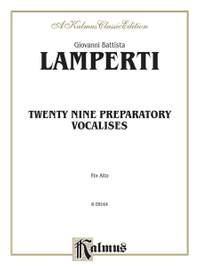 G.B. Lamperti: Twenty-nine Preparatory Vocalises