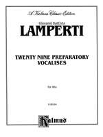 G.B. Lamperti: Twenty-nine Preparatory Vocalises Product Image
