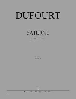 Dufourt, Hugues: Saturne (score)