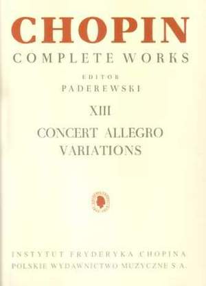 Chopin, F: Allegro de Condert