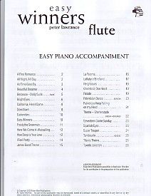 Lawrance: Easy Winners Flute (Easy Piano Accompaniment)
