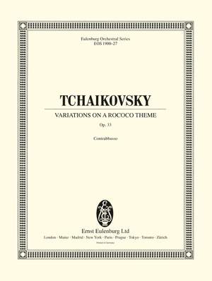 Tchaikovsky: Variationen über ein Rokoko-Thema op. 33