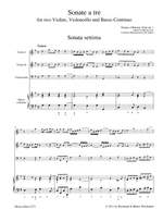 Albinoni: Sonate a 3  op. 1 Heft 3: Nr. 7-9 Product Image